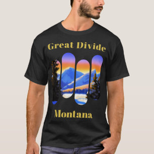 Camiseta Gran Brecha de esquí de Montana