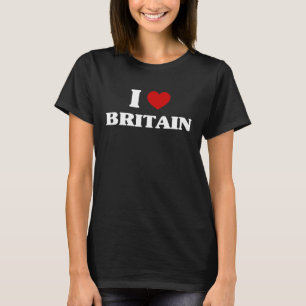 Camiseta Gran Bretaña I Heart Britain Souvenir I Love Brita