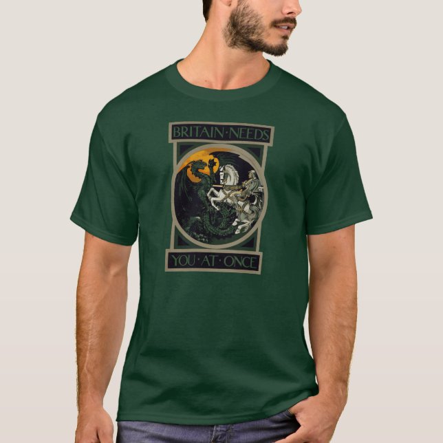 Camiseta Gran Bretaña le necesita inmediatamente con San (Anverso)