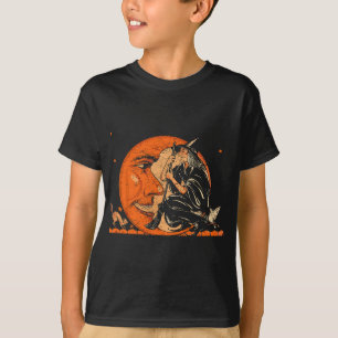 Camiseta Gran Bruja Vintage y Halloween lunar