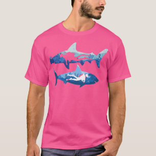Camiseta Gran buceo de tiburón diseño buceo Scuba