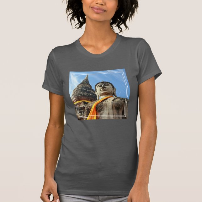 Camiseta Gran Buda en Ayutthaya, Tailandia (Anverso)