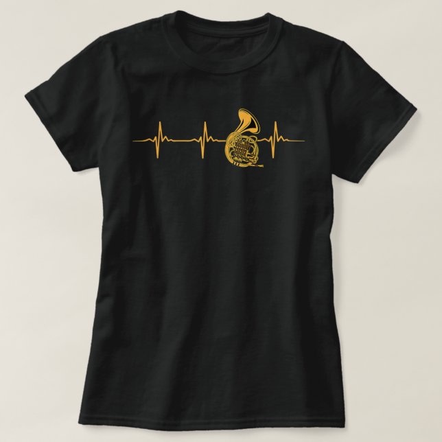 Camiseta Gran Bugler de regalo de latido del Cuerno francés (Diseño del anverso)