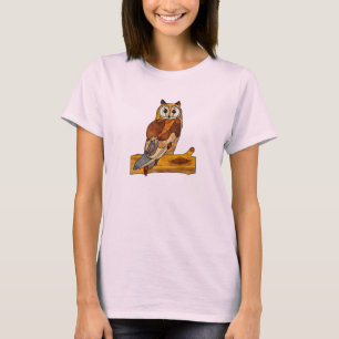 Camiseta Gran búho de cuernos