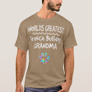 Camiseta Gran Bulldog francés más grande del mundo abuela c