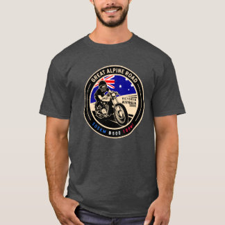 Camiseta Gran Camino Alpino Australia Motocicleta vintage v