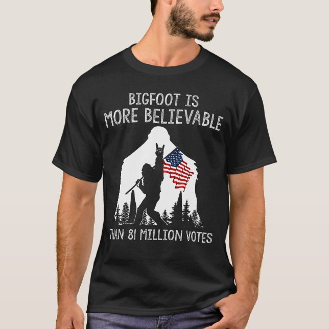 Camiseta Gran Camino Es Más Creíble Que 81 Millones De Voto (Anverso)