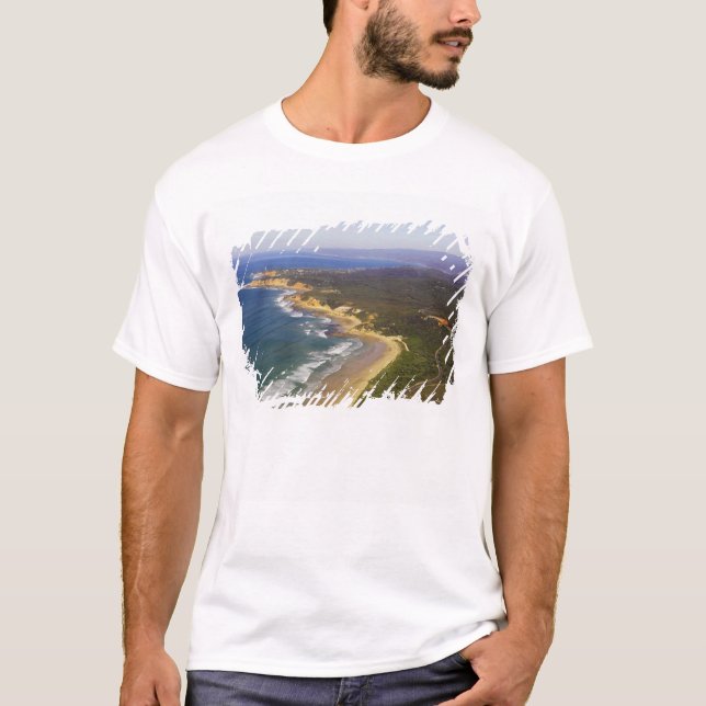 Camiseta Gran Camino Oceánico y Faro Split Point, (Anverso)