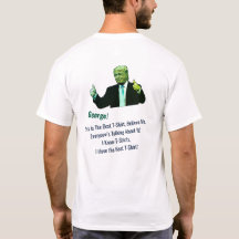 ¡Gran camiseta! Funny Donald Trump Photo Name