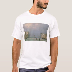 Camiseta Gran Canal con la nieve y el hielo, 1849