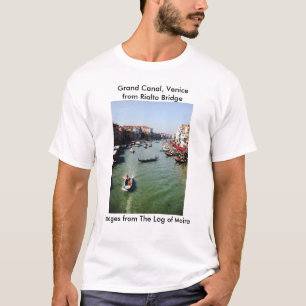 Camiseta Gran Canal, Venecia del puente de Rialto