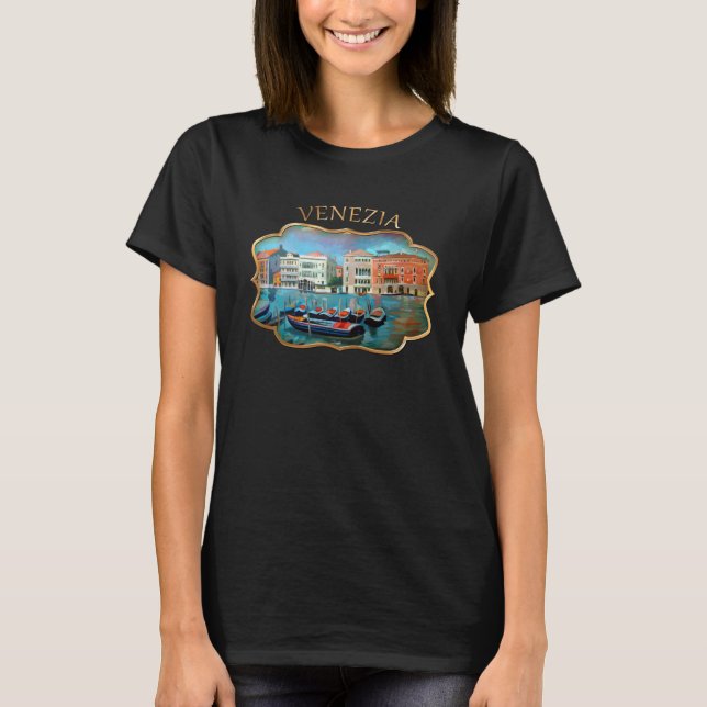 Camiseta Gran Canal - Venecia, Italia (Anverso)
