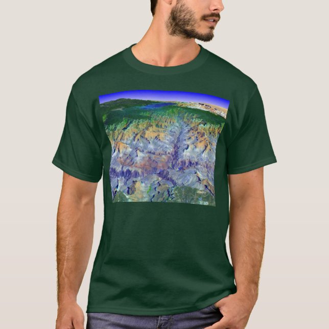 Camiseta Gran Cañón 3D de la NASA (Anverso)