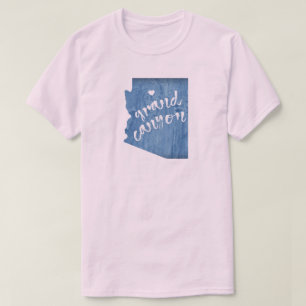 Camiseta Gran Cañón Arizona Grano de Madera