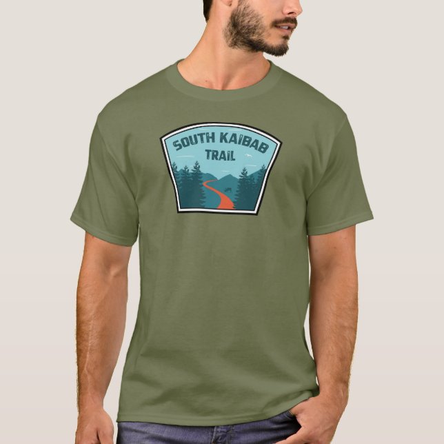Camiseta Gran Cañón del Sendero de Kaibab del Sur, Arizona (Anverso)