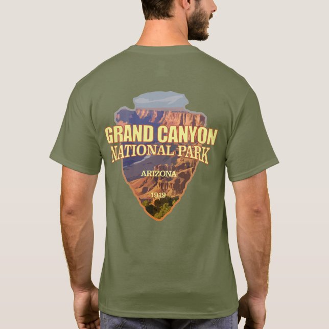 Camiseta Gran Cañón NP (punta de flecha) (Reverso)
