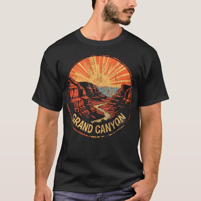Camiseta Gran Cañón - Parque nacional de los Estados Unidos (Anverso)