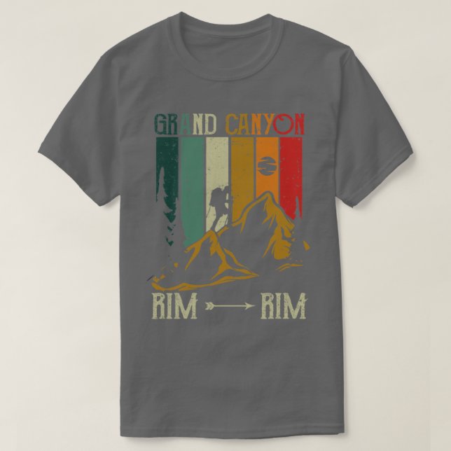 Camiseta Gran Cañón Rim Rim (Diseño del anverso)