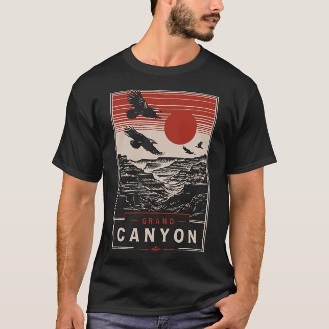 Camiseta Gran Cañón - Una mirada urbana futurista (Anverso)