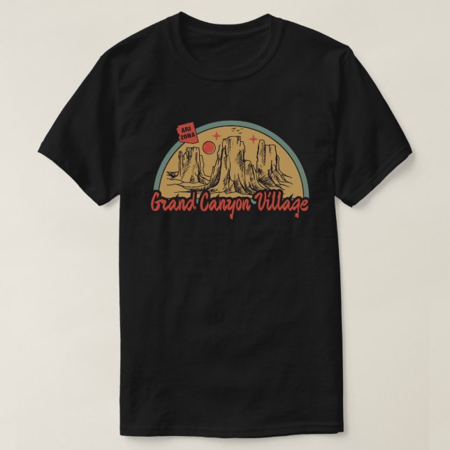 Camiseta Gran Cañón Village, Arizona (Diseño del anverso)