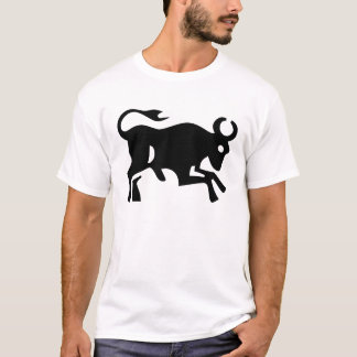 Camiseta Gran cantidad de toros visuales Bovinos negros vac