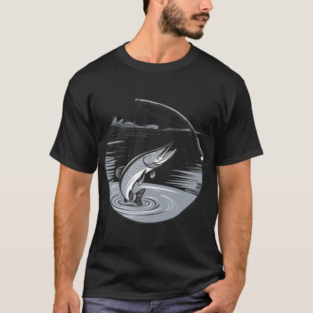 Camiseta Gran captura de lucio (Anverso)