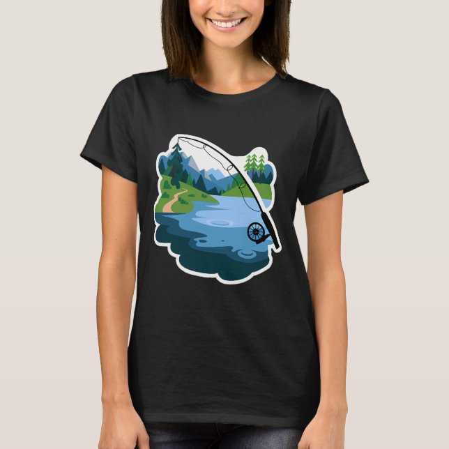Camiseta Gran captura de lucio (Anverso)
