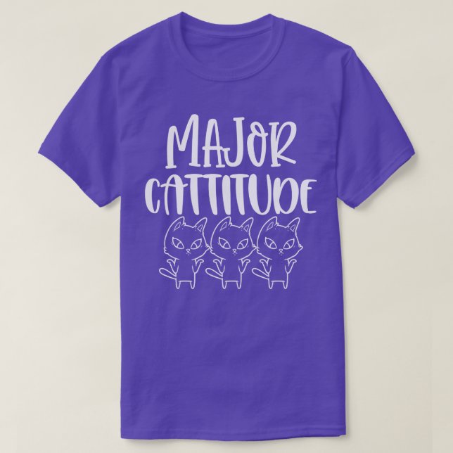 Camiseta Gran Cattitude Funny Cat Lover Diseño 1 (Diseño del anverso)