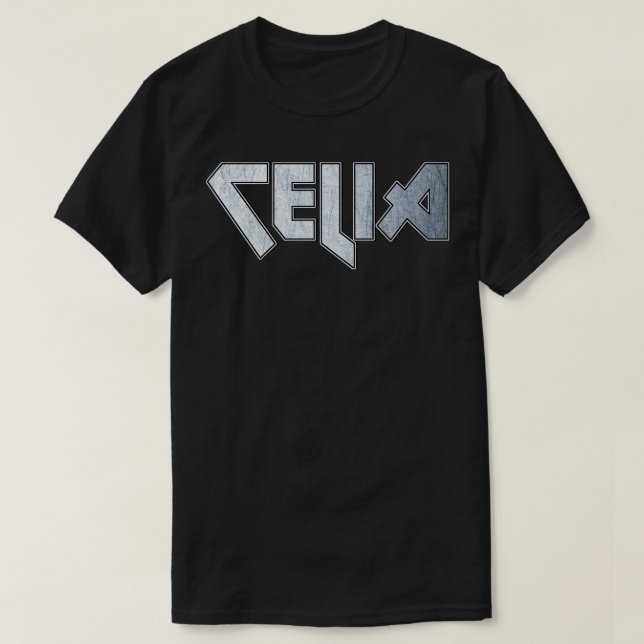 Camiseta Gran Celia metalizado (Diseño del anverso)