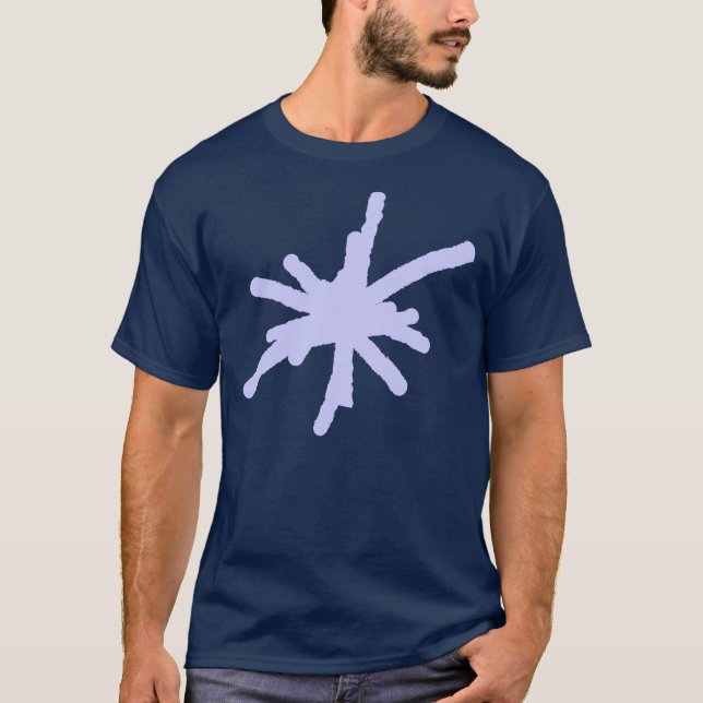 Camiseta Gran chispa - Azul en polvo (Anverso)