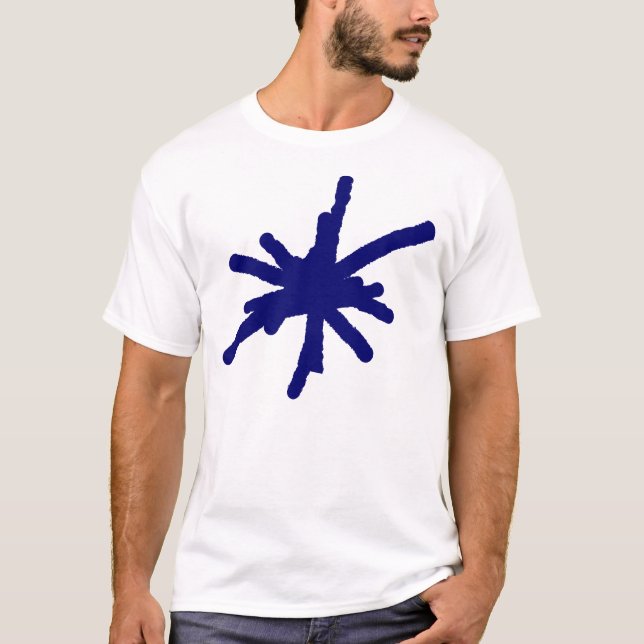 Camiseta Gran Chispa - Azul Marino Profundo (Anverso)