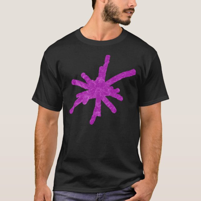 Camiseta Gran Chispa - Remolino Púrpura (Anverso)
