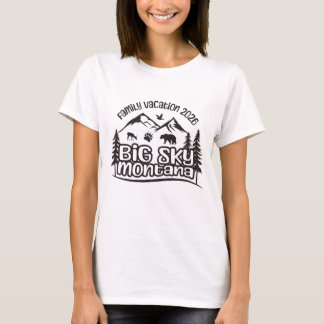 Camiseta Gran Cielo, Montana Vacaciones familiares 2026