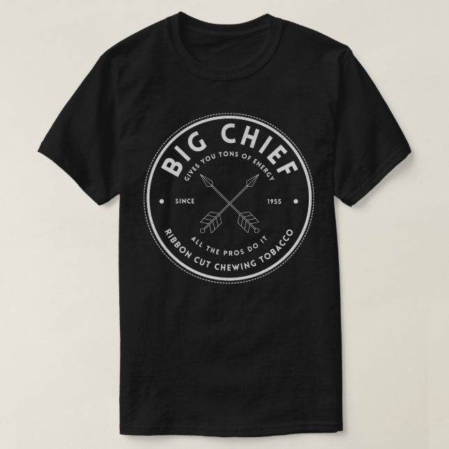 Camiseta Gran cinta principal para cortar el tabaco de masc (Diseño del anverso)