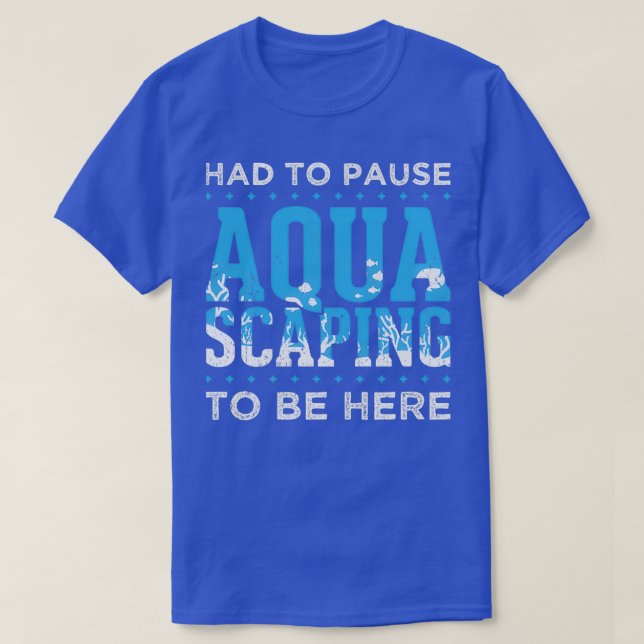 Camiseta Gran Cita de diseño acuático Charla ABout Aquascap (Diseño del anverso)