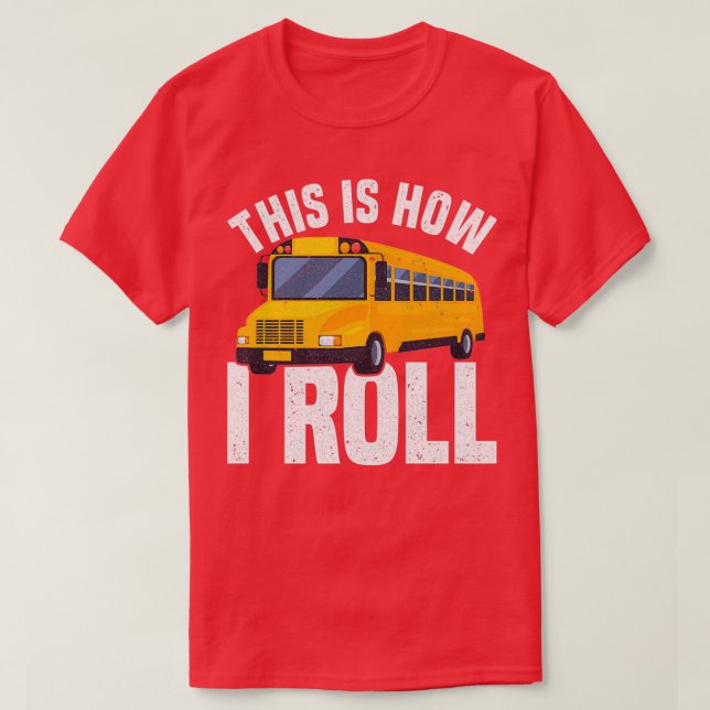 Camiseta Gran Cita de Diseño de Conductor de Autobús Así es (Diseño del anverso)