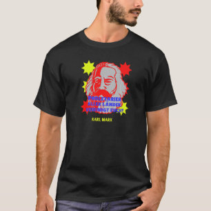Camiseta Gran cita de Karl Marx sobre el comunismo Cap