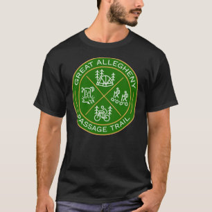 Camiseta Gran clase de logotipo heráldico de la pista de pa