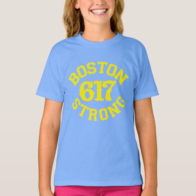 Camiseta Gran clásico de Boston 617 (Anverso)