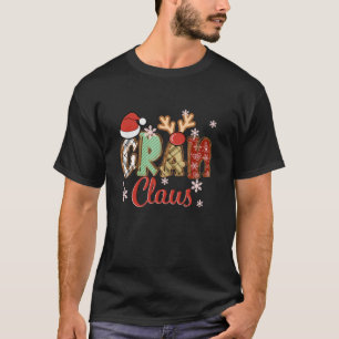 Camiseta Gran Claus Santa Hat Reindeer Navidades Paja