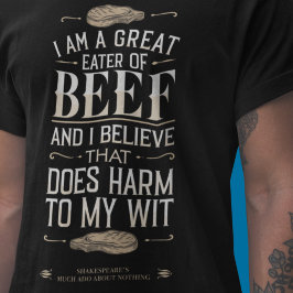 Camiseta Gran Comedor de Carne: Funny BQ moderna