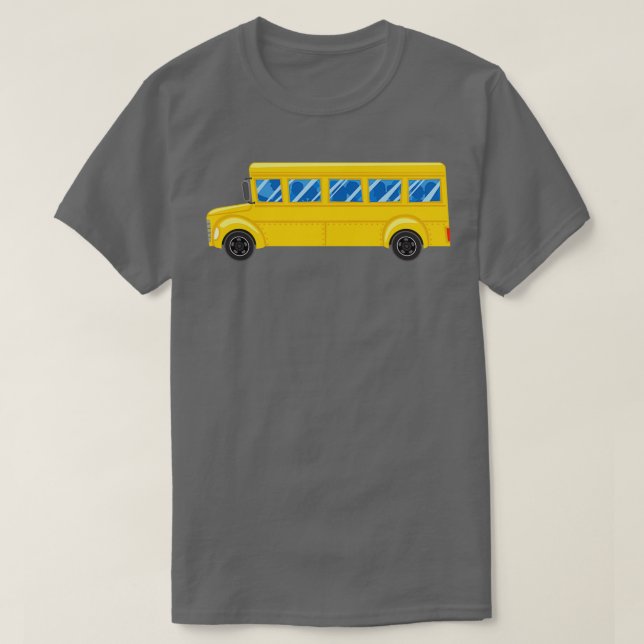 Camiseta Gran conductor de autobús escolar amarillo llevand (Diseño del anverso)