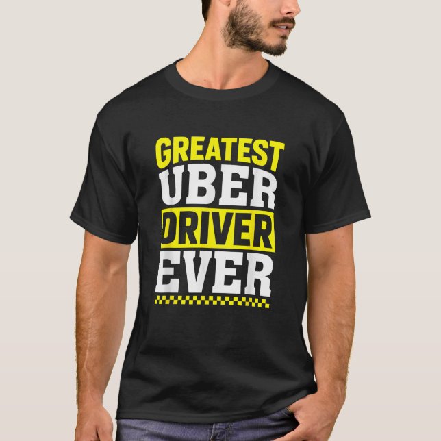 Camiseta Gran Conductor de Uber Cada Vez Más Gracioso Condu (Anverso)