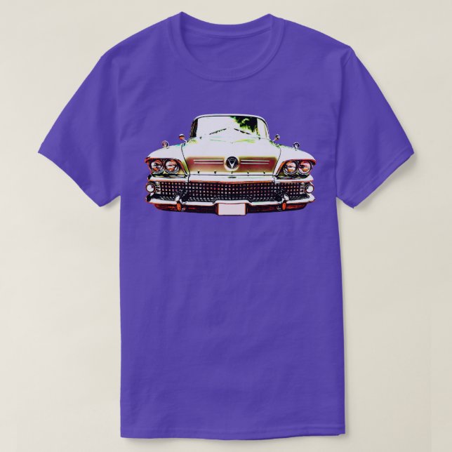 Camiseta Gran contraste clásico de Buick Riviera de los año (Diseño del anverso)
