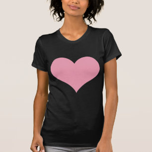 Camiseta Gran Corazón de Amor Rosa