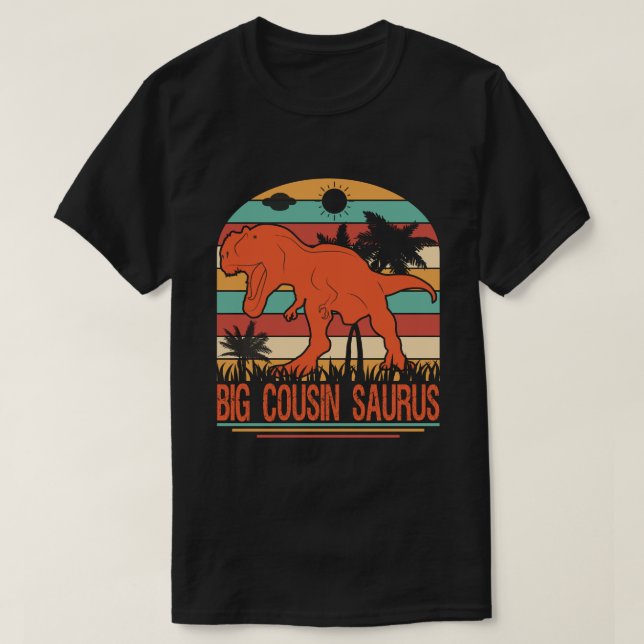 Camiseta GRAN COUSIN SAURUS Dinosaur Vintage (Diseño del anverso)