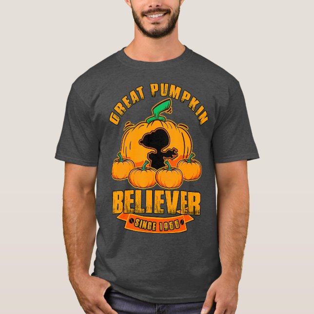 Camiseta Gran creyente de calabaza desde 1966 calabazas ate (Anverso)