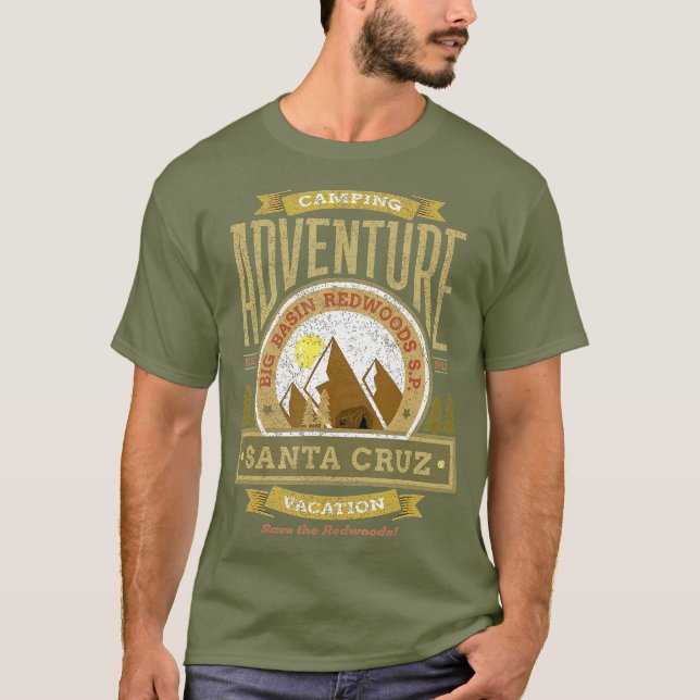 Camiseta Gran Cuenca de las secuoyas de Santa Cruz (Anverso)