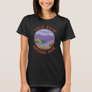 Camiseta Gran Cuenca Parque Nacional Círculo Retro en Probl