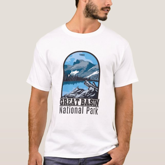Camiseta Gran Cuenca Parque Nacional Nevada Vintage (Anverso)